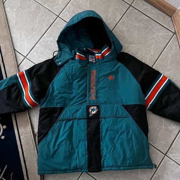 Vintage Miami dolphins jacket- perfect condition - size 3XL - Picture 2 of 7